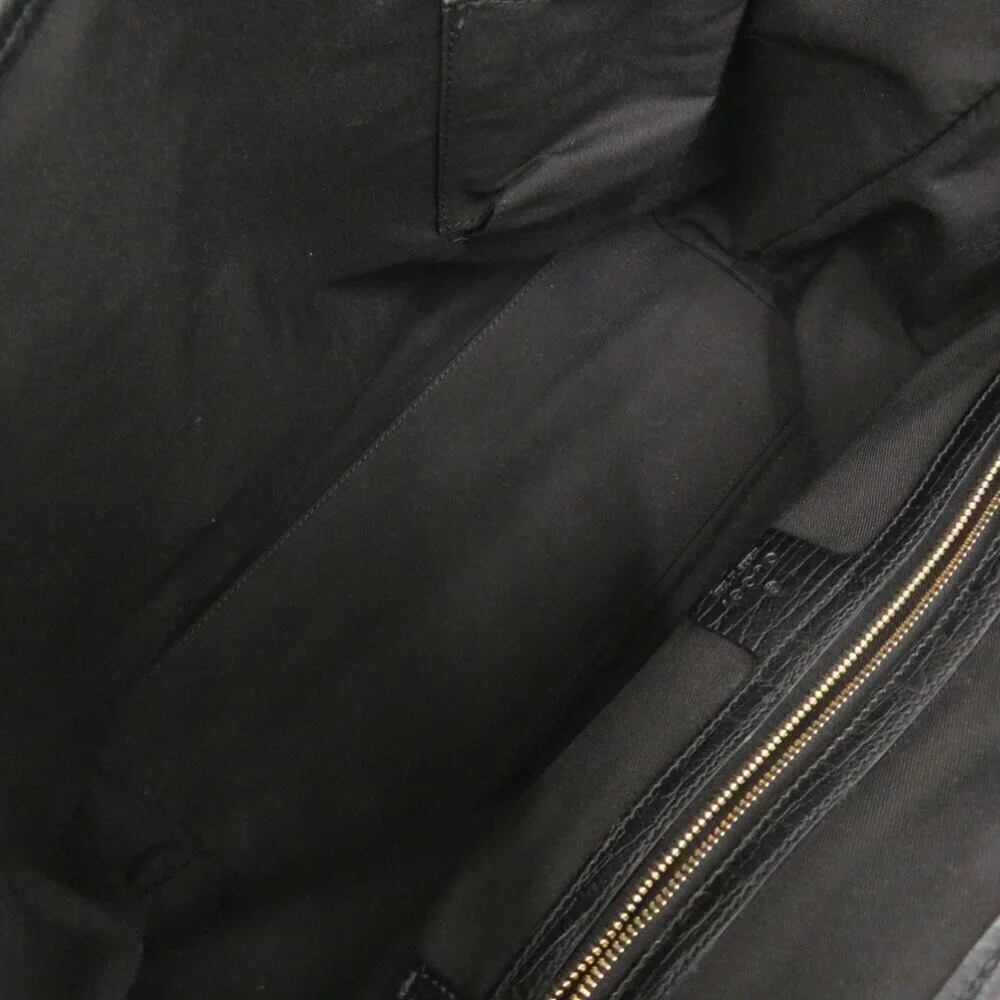 GUCCI Authentic Black Canvas Tote Bag - Picture 8 of 10